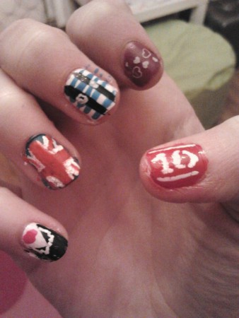 one direction nails by Romy