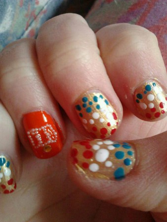 koninginnendag nails by Romy